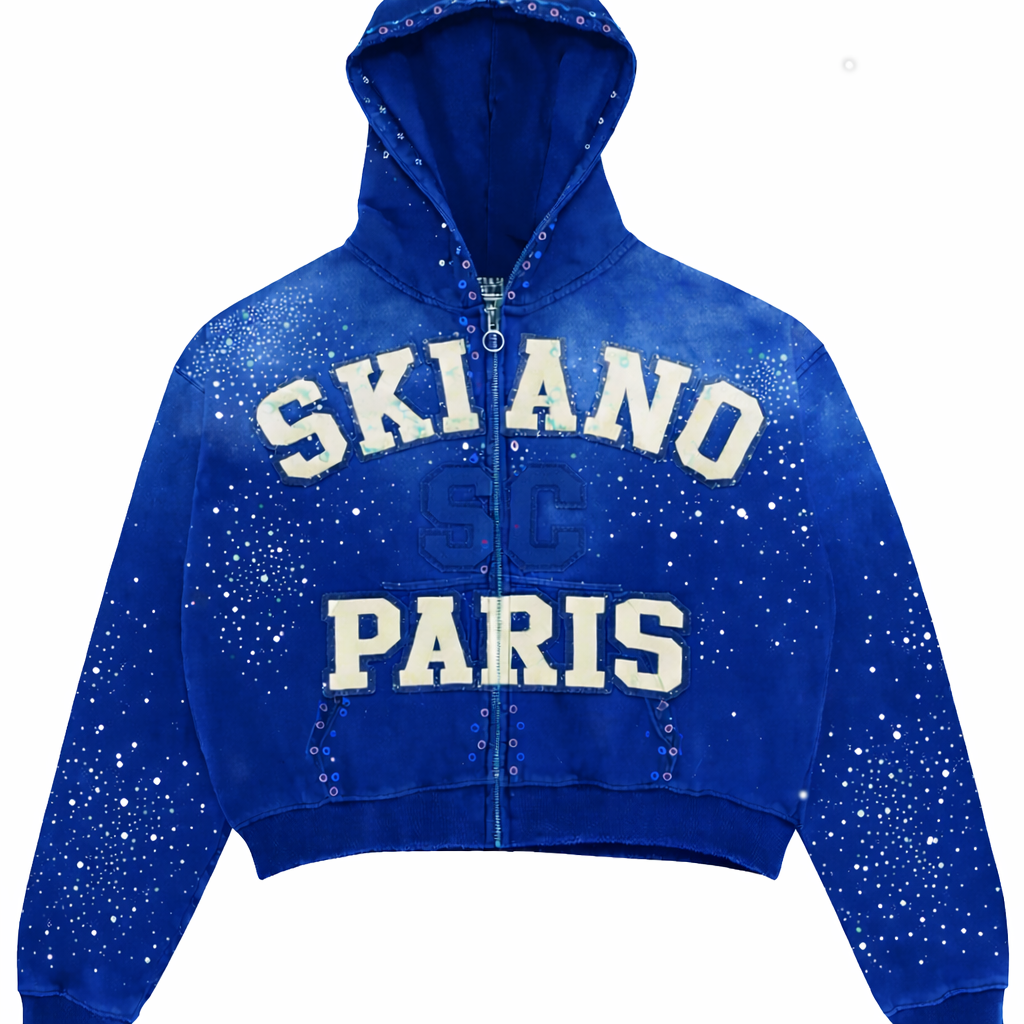 SKIANO PARIS “Karter Cropped” Hoodie