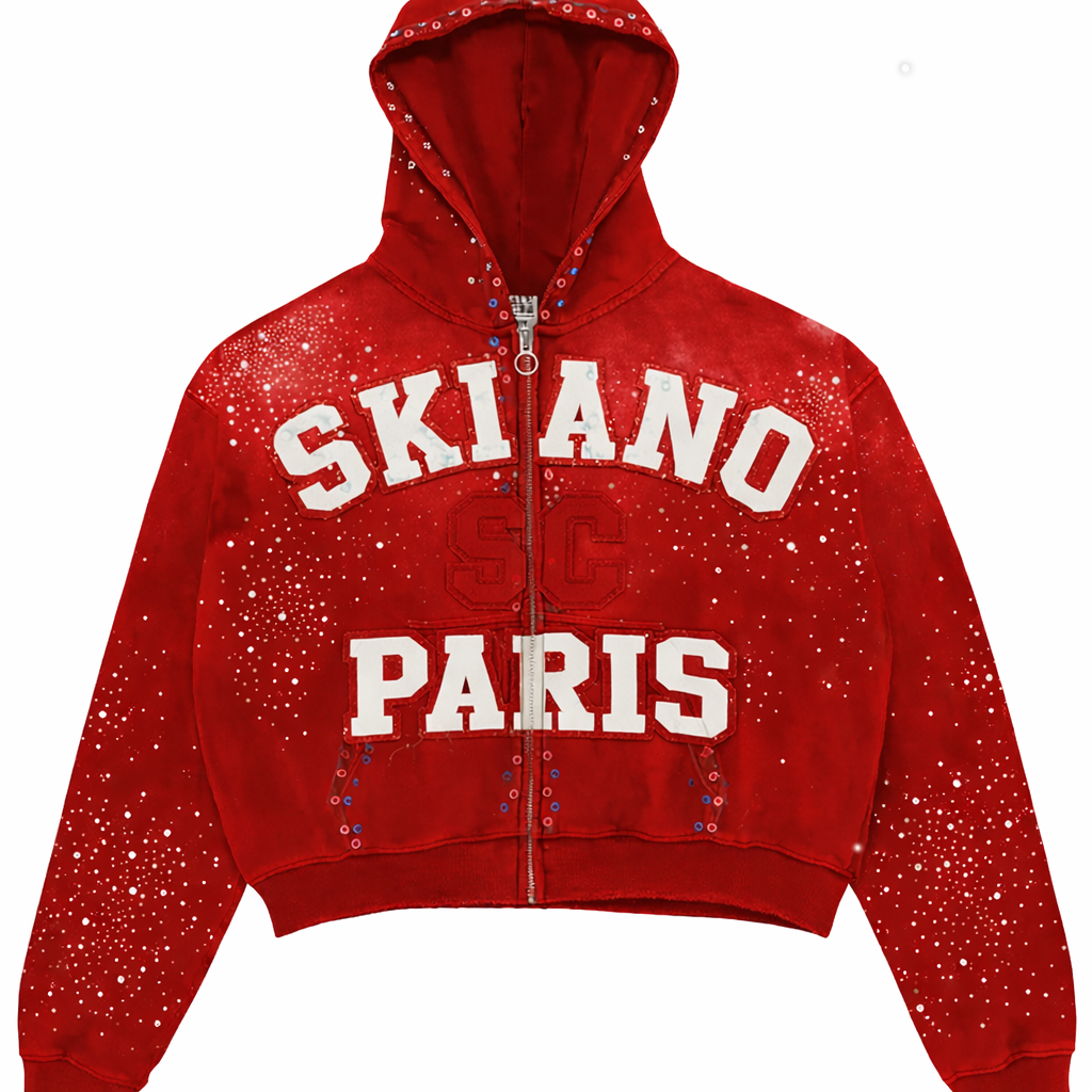 SKIANO PARIS “Karter Cropped” Hoodie